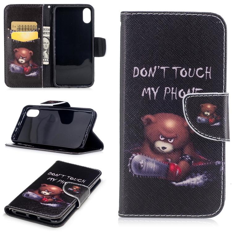 

olored Drawing Pattern Horizontal Flip Leather Case for Nokia 5,with Holder & Card Slots & Wallet(Bear)