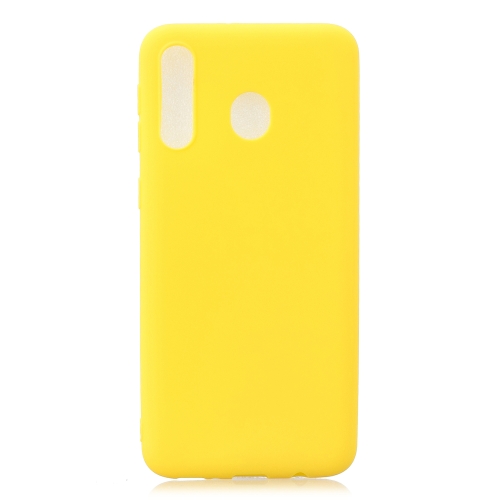 

Frosted Solid Color TPU Protective Case for Galaxy M30(Yellow)