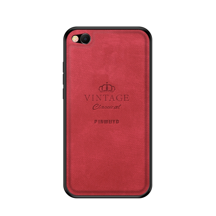 

PINWUYO Shockproof Waterproof Full Coverage PC + TPU + Skin Protective Case for Xiaomi Redmi Go(Red)