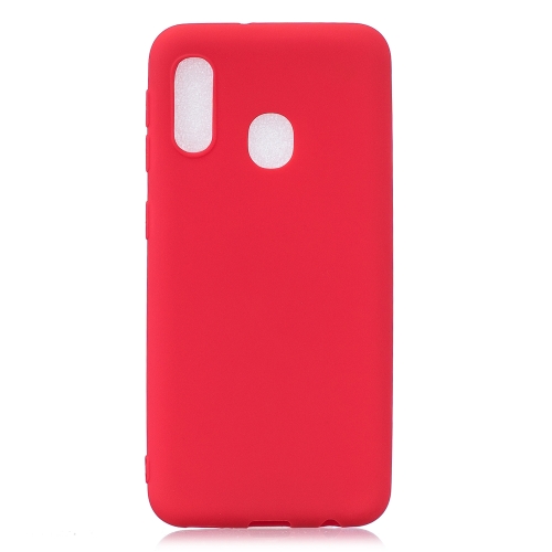 

Frosted Solid Color TPU Protective Case for Galaxy A20e(Red)