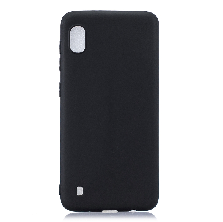 

Frosted Solid Color TPU Protective Case for Galaxy A10(Black)