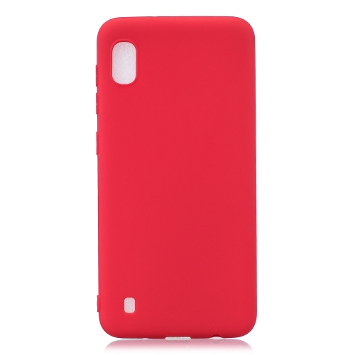 

Frosted Solid Color TPU Protective Case for Galaxy A10(Red)