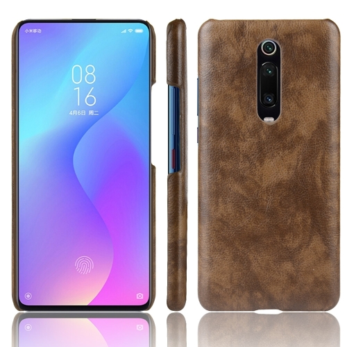 

Shockproof Litchi Texture PC + PU Case For Xiaomi Redmi K20/K20 Pro/Xiaomi Mi 9T/9T Pro(Brown)