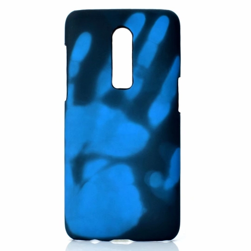 

Paste Skin + PC Thermal Sensor Discoloration Case for One Plus 6(Black blue)