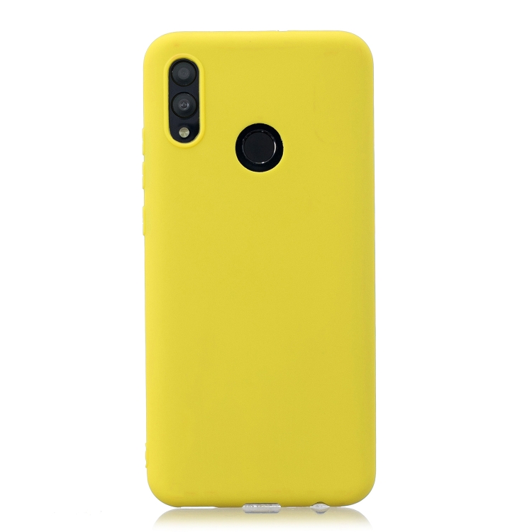 

Frosted Solid Color TPU Protective Case for Huawei Honor10 Lite/P Smart 2019华为(Yellow)