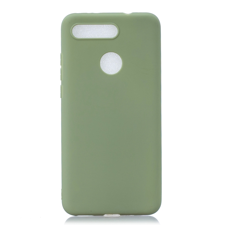 

Frosted Solid Color TPU Protective Case for Huawei View20/Honor V20(Bean green)