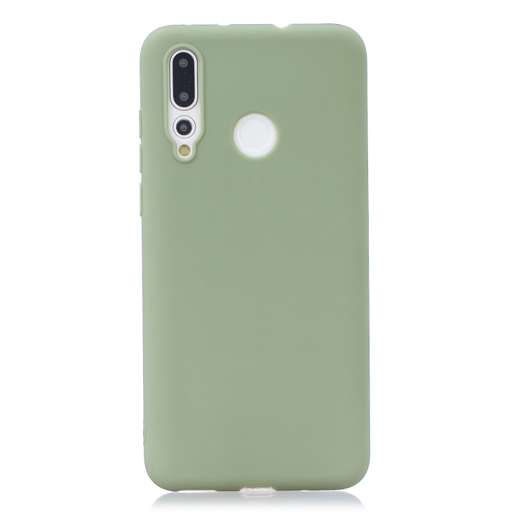

Frosted Solid Color TPU Protective Case for Huawei Nova4(Bean green)