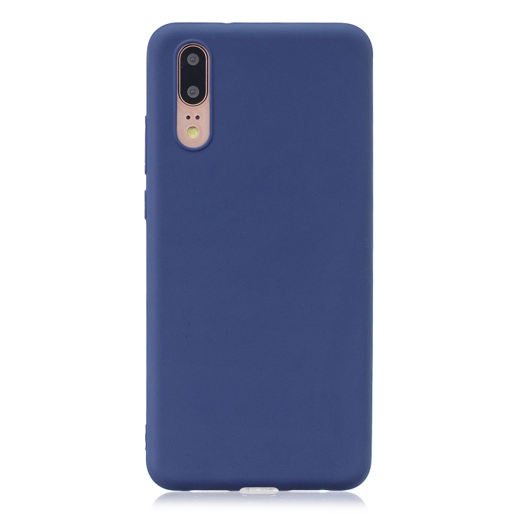 

Frosted Solid Color TPU Protective Case for Huawei P20(Royalblue)