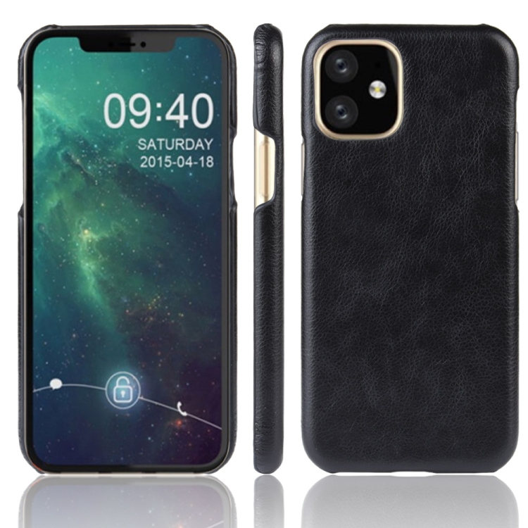 

Shockproof Litchi Texture PC + PU Case For Apple iPhone 11 Pro(Black)
