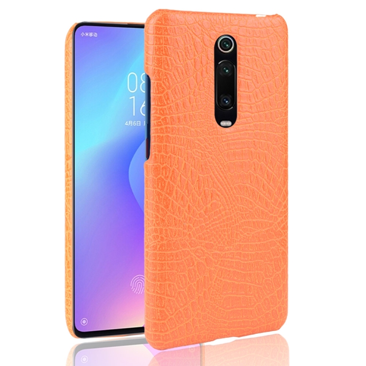

Shockproof Crocodile Texture PC + PU Case For Xiaomi Redmi K20/K20 Pro/Xiaomi Mi 9T/9T Pro(Orange)