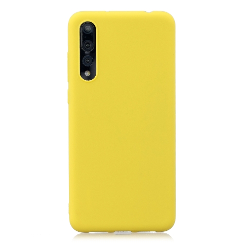 

Frosted Solid Color TPU Protective Case for Huawei P20 Pro(Yellow)