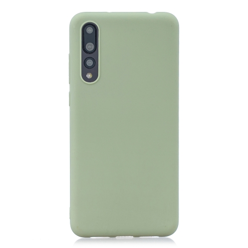 

Frosted Solid Color TPU Protective Case for Huawei P20 Pro(Bean green)
