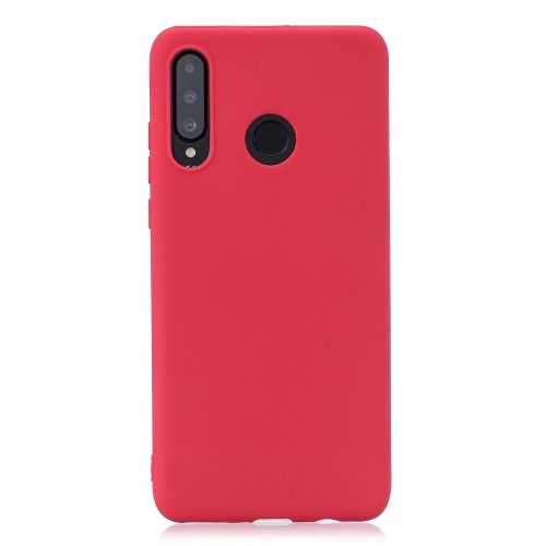 

Frosted Solid Color TPU Protective Case for Huawei P30 Lite / Nova 4e(Red)