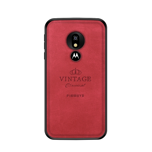 

PINWUYO Shockproof Waterproof Full Coverage PC + TPU + Skin Protective Case for Motorola Moto G7 Play (Eurasian Version)(Red)