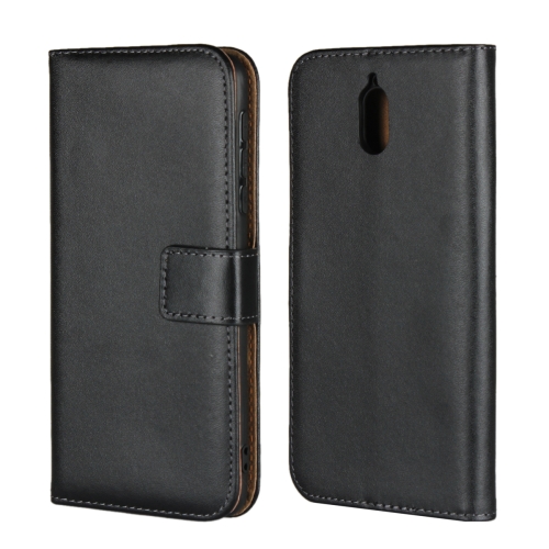 

Leather Horizontal Flip Holster for Nokia 3.1 ,with Magnetic Clasp and Bracket and Card Slot and Wallet(Black)