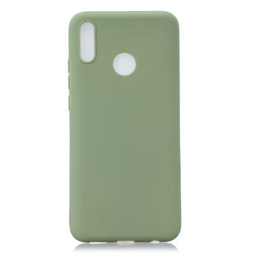 

Frosted Solid Color TPU Protective Case for Huawei Y9 2019/Enjoy 9 Plus(Bean green)