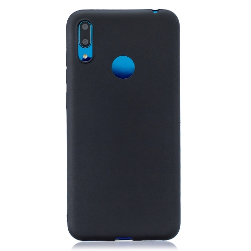 

Frosted Solid Color TPU Protective Case for Huawei Y7 2019/Enjoy 9(Black)