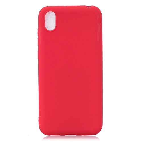 

Frosted Solid Color TPU Protective Case for Huawei Y5 2019/Honor 8S(Red)
