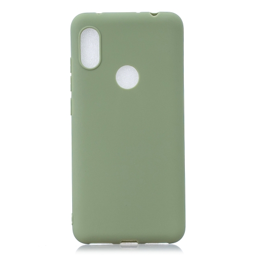 

Frosted Solid Color TPU Protective Case for Xiaomi Redmi Note6 / Note6 Pro(Bean green)
