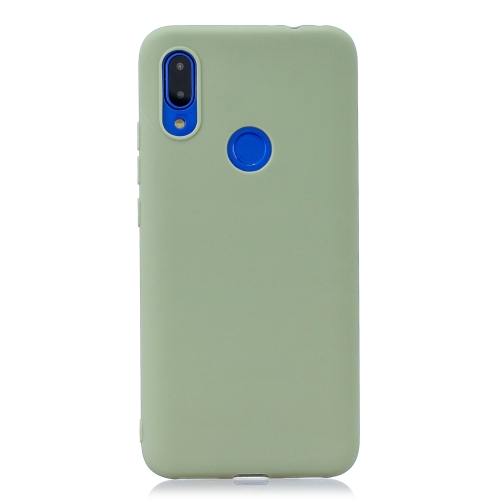 

Frosted Solid Color TPU Protective Case for Xiaomi Redmi 7(Bean green)