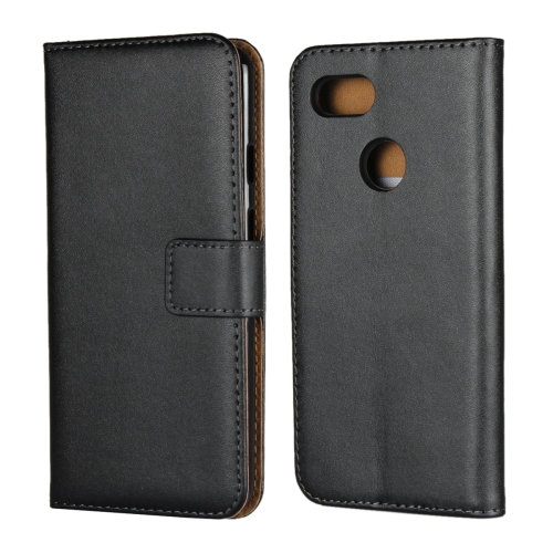 

Leather Horizontal Flip Holster for Google Pixel 3 ,with Magnetic Clasp and Bracket and Card Slot and Wallet(Black)