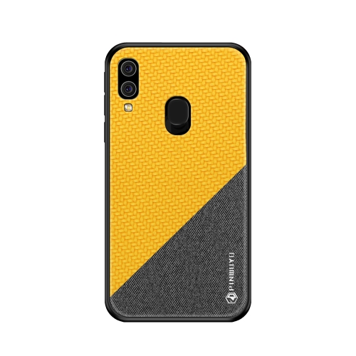 

PINWUYO Honors Series Shockproof PC + TPU Protective Case for Galaxy A40(Yellow)