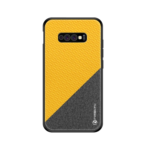 

PINWUYO Honors Series Shockproof PC + TPU Protective Case for Galaxy S10e(Yellow)