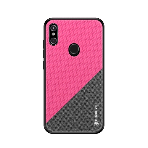 

PINWUYO Honors Series Shockproof PC + TPU Protective Case for Motorola MOTO One Power / P30 Note(Red)