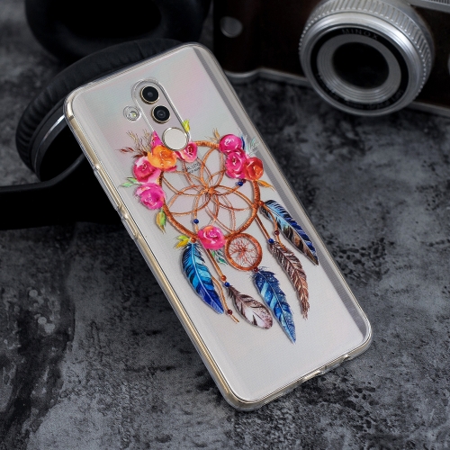 

High Transparent Pattern TPU Protective Case for Huawei Mate 20 Lite / Maimang 7(Dreamcatcher)