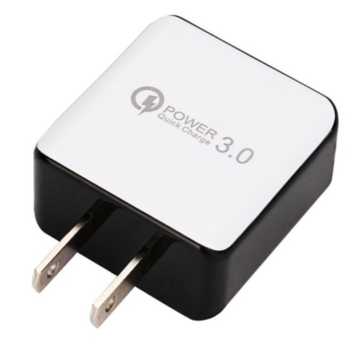

1USB QC 3.0 Wire Drawing Quick Charger US Plug(white)