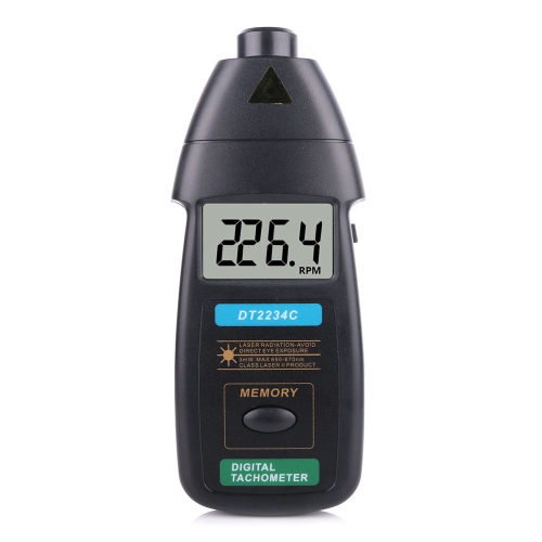 

DT2234C Digital Laser Tachometer RPM Meter Non-Contact