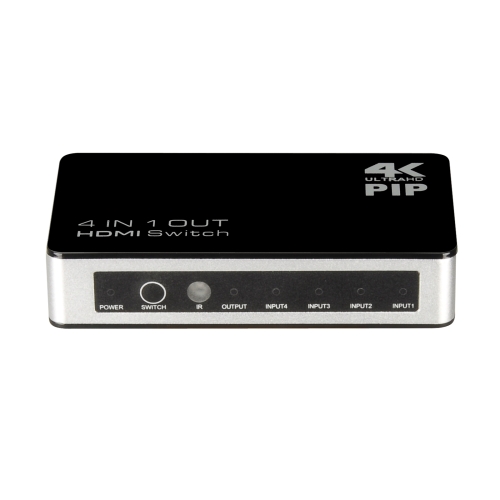 

VK-401P 4K HDMI Switch 4X1 With PIP 4 x HDMI Female Input Port Durable HDMI Switch HDCP 1.4 Protocol Compliant