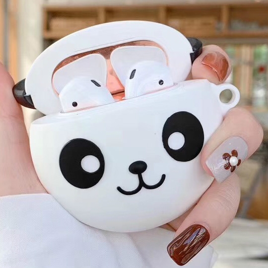 

For Apple AirPods 1/2 Generation Universal Wireless Cartoon Panda Bluetooth Earphone Protective Case