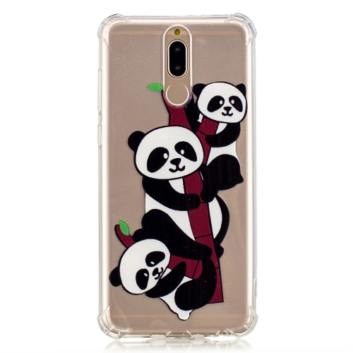 

Oil Embossed Pattern TPU Protective Case for Huawei Mate10 Lite/Maimang6(Three Pandas)