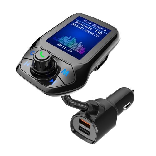 

T43 Car Bluetooth Mp3 Multi-function Large Color Screen QC3.0 Bluetooth Car Charge Lossless Car Bluetooth Player
