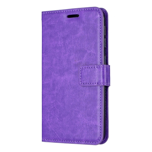 

Crazy Horse Texture Horizontal Flip Leather Case with Holder & Card Slots & Wallet & Photo Frame for Galaxy S10 plus(purple)