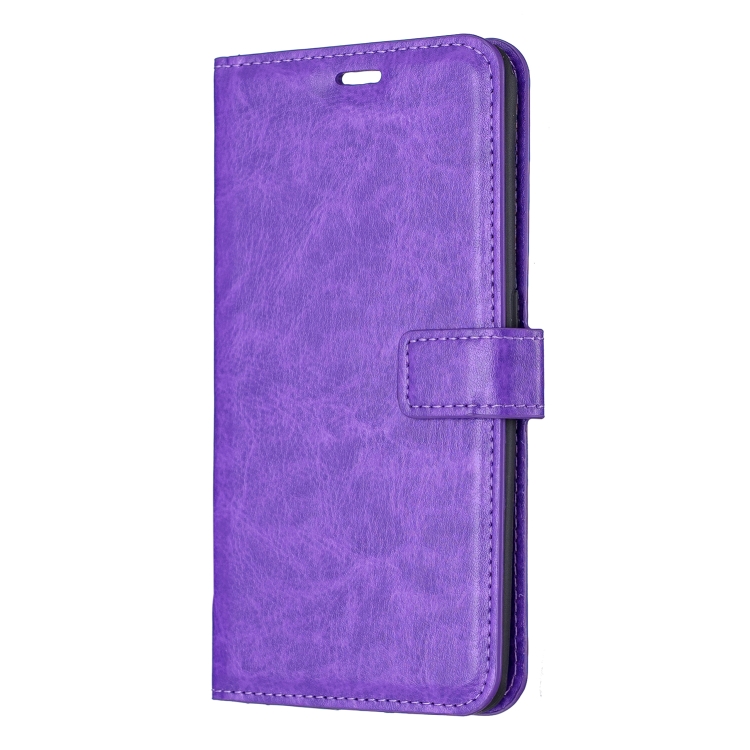 

Crazy Horse Texture Horizontal Flip Leather Case with Holder & Card Slots & Wallet & Photo Frame for huawei p30(pruple)