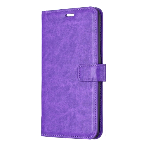 

For Huawei P30 Lite Crazy Horse Texture Horizontal Flip Leather Case with Holder & Card Slots & Wallet & Photo Frame(pruple)