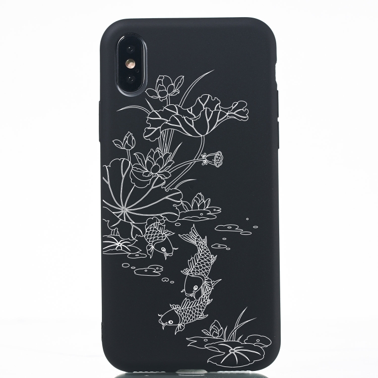 

TPU Protective Case for iPhone XS Max(Lotus pond)