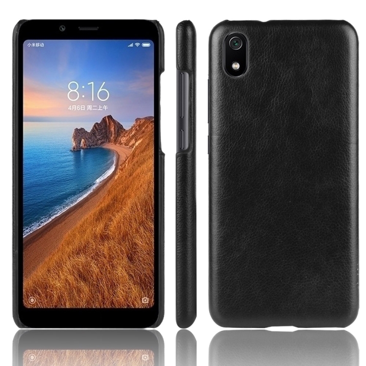 

Shockproof Litchi Texture PC + PU Case For Xiaomi Redmi 7A(Black)