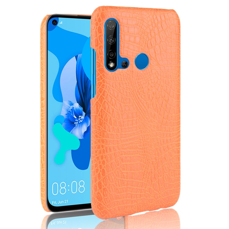 

Shockproof Crocodile Texture PC + PU Case for Huawei P20 lite 2019 / Huawei nova 5i(Orange)