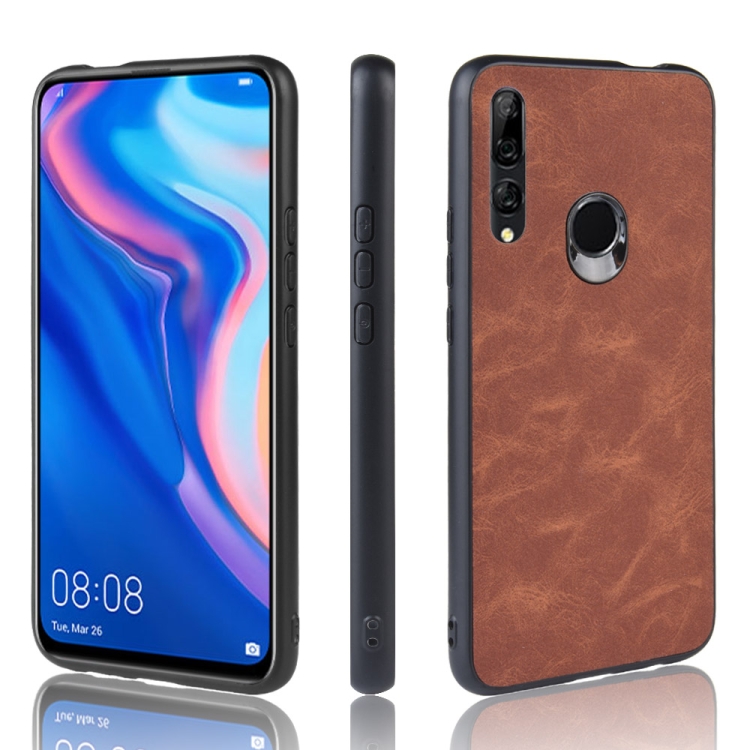 

Shockproof Sheep Skin PC + PU + TPU Case For Huawei Y9 Prime 2019(Brown)