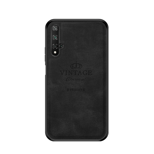 

PINWUYO Shockproof Waterproof Full Coverage PC + TPU + Skin Protective Case for Huawei Honor 20(Black)