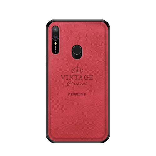 

PINWUYO Shockproof Waterproof Full Coverage PC + TPU + Skin Protective Case for Huawei P Smart Z / Y9 Prime 2019(Red)