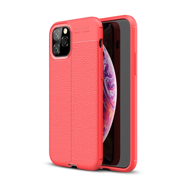 

Litchi Texture TPU Shockproof Case for iPhone 11(Red)