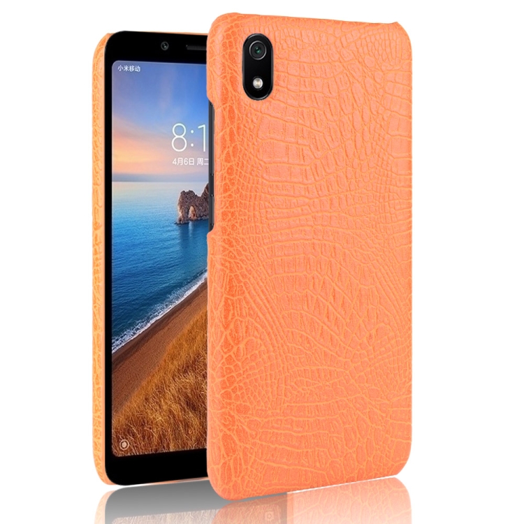 

Shockproof Crocodile Texture PC + PU Case for Xiaomi Redmi 7A(Orange)
