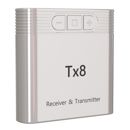 

TX8 Bluetooth Transmitter and Receiver 2-in-1 Bluetooth 5.0 Audio Transmitter Car Bluetooth Receiver(white)