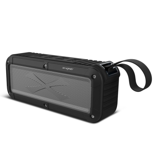 

W-KING S20 Loundspeakers IPX6 Waterproof Bluetooth Speaker Portable NFC Bluetooth Speaker For Outdoors/Shower/BIcycle FM Radio(black)