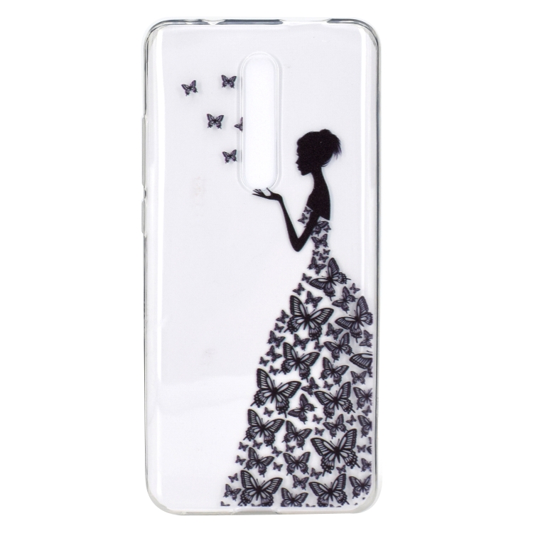 

Stylish and Beautiful Pattern TPU Drop Protection Cover for Xiaomi Redmi K20 / K20 PRO(Butterfly girl)