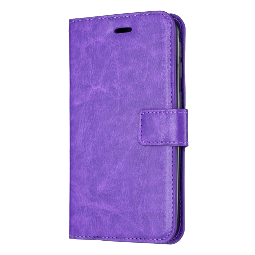 

Crazy Horse Texture Horizontal Flip Leather Case with Holder & Card Slots & Wallet & Photo Frame for iPhone 11 Pro(pruple)